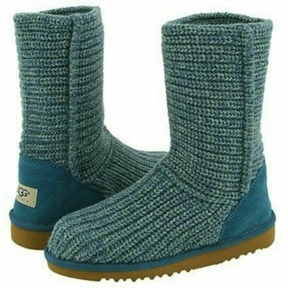 Girl's UGG Australia Crochet Knit Boots